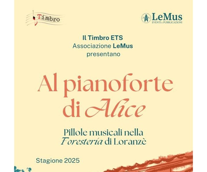 AL PIANOFORTE DI ALICE