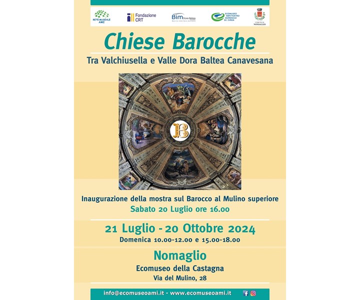 CHIESE BAROCCHE TRA VALCHIUSELLA E VALLE DORA BALTEA CANAVESANA