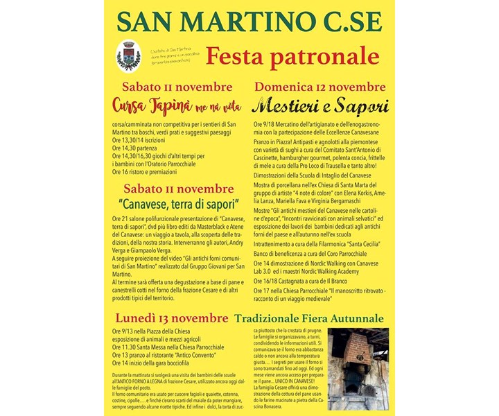 FESTA PATRONALE DI SAN MARTINO