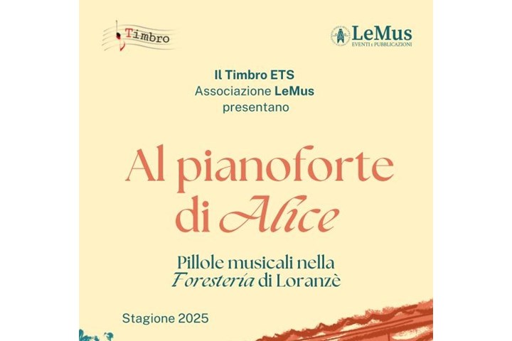 AL PIANOFORTE DI ALICE